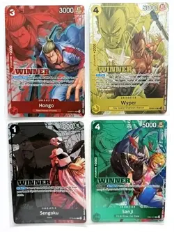 4 x One Piece, Store Tournament Winner's Prize Cards... - Image 1