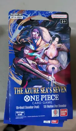 One Piece Azure Sea's Seven OP14 Sleeved Booster Pack (Lot Of 16) SEALED ✅ - Image 2