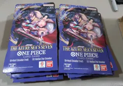 One Piece Azure Sea's Seven OP14 Sleeved Booster Pack (Lot Of 16) SEALED ✅ - Image 3