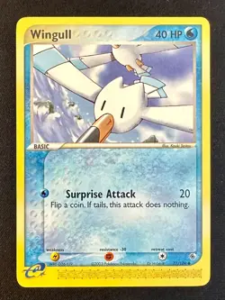 Wingull 77/109 2003 EX Ruby & Sapphire Pokemon Card E-Series Common - Vlp - Image 1