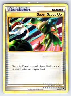 Super Scoop Up 83/95 2010 Unleashed Set Pokemon Card Uncommon Trainer - Vlp - Image 1
