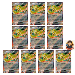 10 card Team Rocket's Persian ex RR 079/098 SV10 Glory of Team Rocket Pokemon - Image 1
