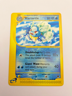 Pokemon Card - Non-Holo Wartortle 92/165 Expedition *EX* e-Card Uncommon - Image 1