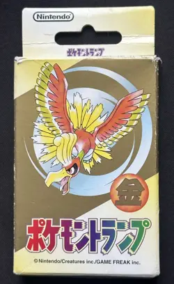 2000 Japanese Pokemon Poker Playing Cards Gold Ho-oh Inc Pikachu umbreon etc - Image 2