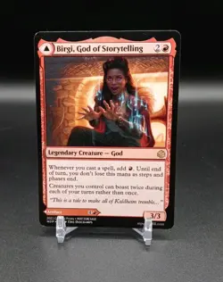 Custom Game Card-Birgi, God Of Storytelling-LP Condition - Image 1