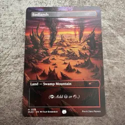 Badlands - Custom Art MTG Magic The Gathering Playtest Card - Image 1