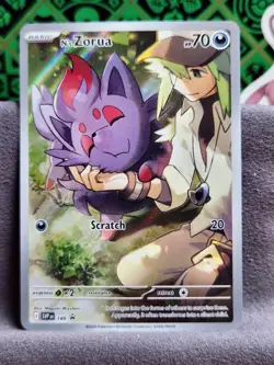 N's Zorua #189 SVP: Scarlet & Violet Promo Pokemon Card Illustration Rare - Image 1