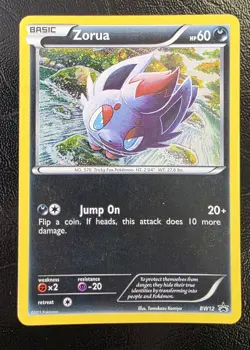 Zorua BW12 Holo Promo Pokemon Card - Image 1
