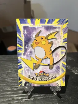 Pokemon Topps Trading Card #26 Raichu - Image 1