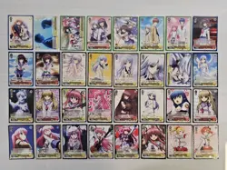 Weiss Schwarz TCG Cards Lot Bulk Unsearched ENG Mixed Near Mint +Foils 186 Cards - Image 1