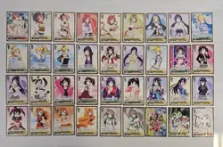 Weiss Schwarz TCG Cards Lot Bulk Unsearched ENG Mixed Near Mint +Foils 186 Cards - Image 4