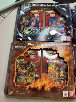 (2) One Piece Card Game Illustration Box Vol. 5 , (2) Illustration Box Vol. 6 - Image 3