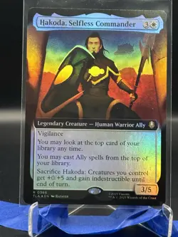 MTG Hakoda, Selfless Commander 0366 Avatar: The Last Airbender (TLA) Rare Foil - Image 1