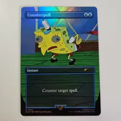 LP Counterspell Foil Secret Lair: Spongebob Squarepants Internet Sensation MTG - Image 1