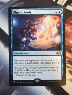 Rhystic Study - Jumpstart 2022 Magic the Gathering - Image 1