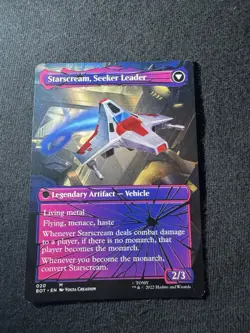 MTG Starscream, Power Hungry (Shattered Glass) Transformers NEAR MINT - Image 2