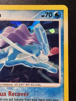 Suicune 19/132 Secret Wonders Pokemon Card Cracked Ice Holo Foil Rare Near Mint - Image 4