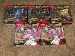 Pokemon TCG Mega Battle Deck X3 Mega Gengar Ex. X2 Mega Diancie Ex. 5 Unit Total - Image 1