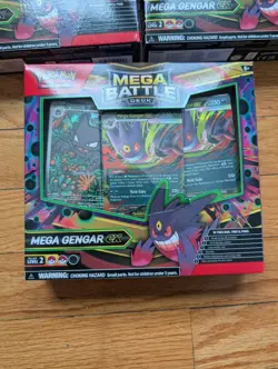 LOT OF 3 Pokemon TCG Mega Battle Deck Mega Gengar Ex New Factory Sealed - Image 2