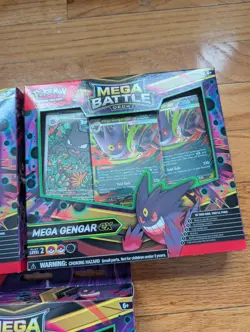 LOT OF 3 Pokemon TCG Mega Battle Deck Mega Gengar Ex New Factory Sealed - Image 4