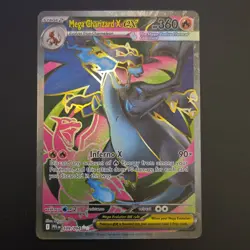 Pokemon Mega Charizard X EX 109/094 Phantasmal Flames Ultra Rare Full Art Holo - Image 1