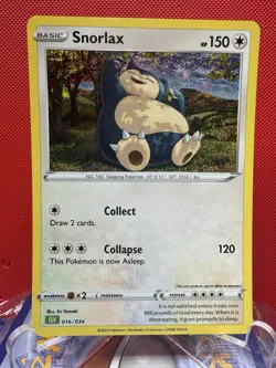 Snorlax 016/034 CLV NM Trading Card Game Classic Holo Pokemon #696 - Image 1