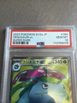 Venusaur ex 184/165 Sv2a: Pokemon Card 151 Holo (Japanese) PSA 10 113150076 - Image 2