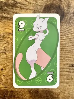 Mewtwo #9 Green Uno Deck Pokemon Card Nintendo Pocket Monsters Promo Rare - Nm - Image 1