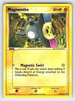 Magnemite 59/92 2006 EX Legend Maker Pokemon Card Common - Nm - Image 1