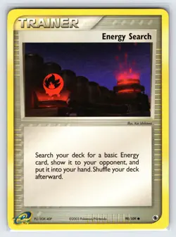 Energy Search 90/109 2003 EX Ruby & Sapphire Pokemon Card Nintendo Trainer - Vlp - Image 1