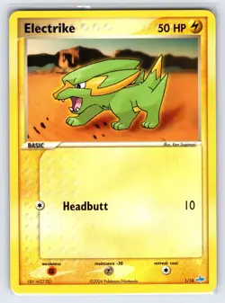 Electrike 1/10 2004 Latios Trainer Kit Half Deck Promo Pokemon Card Rare - Vlp - Image 1