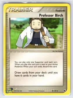 Professor Birch 89/109 2003 EX Ruby & Sapphire Pokemon Card Nintendo - Nm/Vlp - Image 1