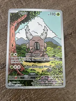 Pokemon TCG Pinsir 168/167 Sv06 Twilight Masquerade Illustration Rare NM - Image 1