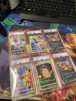 Pokemon PSA 8 Mixed Lot - Image 1