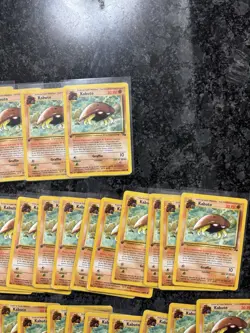 63x Lot of 1st Edition Kabuto ITALIAN Fossil Pokemon - Image 2