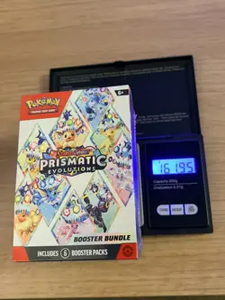 Pokemon Prismatic Evolutions Booster Bundle - HEAVY 161.95g -🔥God Pack Chance🔥 - Image 1