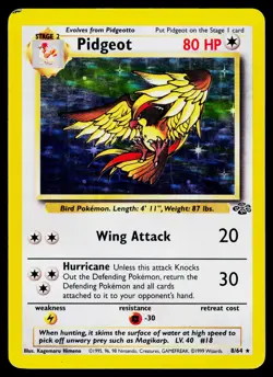 Pidgeot (8) #08/64 Pokemon Jungle VINTAGE HP/MP Holo - Image 1