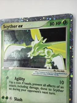 Scyther ex 102/109 Ruby and Sapphire Holo HP Rare Pokemon TCG 2003 - Image 5