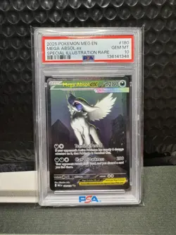 2025 Pokemon Mega Evolution Absol EX Special Illustration Rare PSA 10 - Image 1