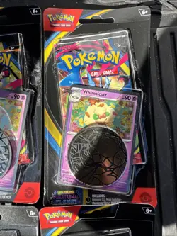 Pokemon Mega Evolutions Phantasmal Flames Booster Pack Blisters W/ Promos (4) - Image 3