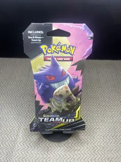 Pokemon TCG Sun & Moon Team Up Sleeved Blister Booster Pack Gengar Mimikyu - Image 2