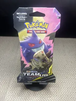 Pokemon TCG Sun & Moon Team Up Sleeved Blister Booster Pack Gengar Mimikyu - Image 3