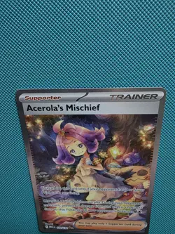 Acerolas Mischief Pokemon 183/132 TCG Mega Evolution Holo - Image 3