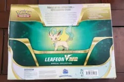 POKEMON TCG Leafeon VStar Special Collection Box Sealed Sword & Shield Boosters - Image 2