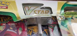 POKEMON TCG Leafeon VStar Special Collection Box Sealed Sword & Shield Boosters - Image 4