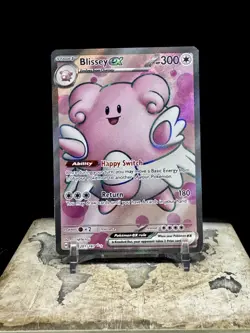 Blissey EX 201/167 Twilight Masquerade Ultra Rare Full Art Pokemon TCG - Image 1