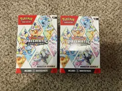 Pokemon TCG Prismatic Evolutions Booster Bundle Two Sealed Boxes - Image 1