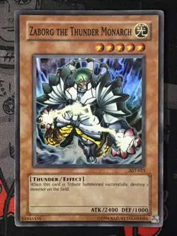 Zaborg The Thunder Monarch AST-023 Unlimited Super Rare MP - Image 2
