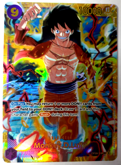 One Piece Emperors in the New World - Monkey.D.Luffy - Secret Rare - OP09-119 NM - Image 1