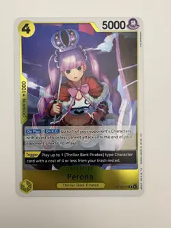 One Piece OP14 The Azure Sea’s Seven - Perona OP14-111 R English NM - Image 1